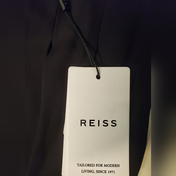 Reiss NWT Women's Celina Black Jumpsuit Size 8 Petite - Picture 6 of 14